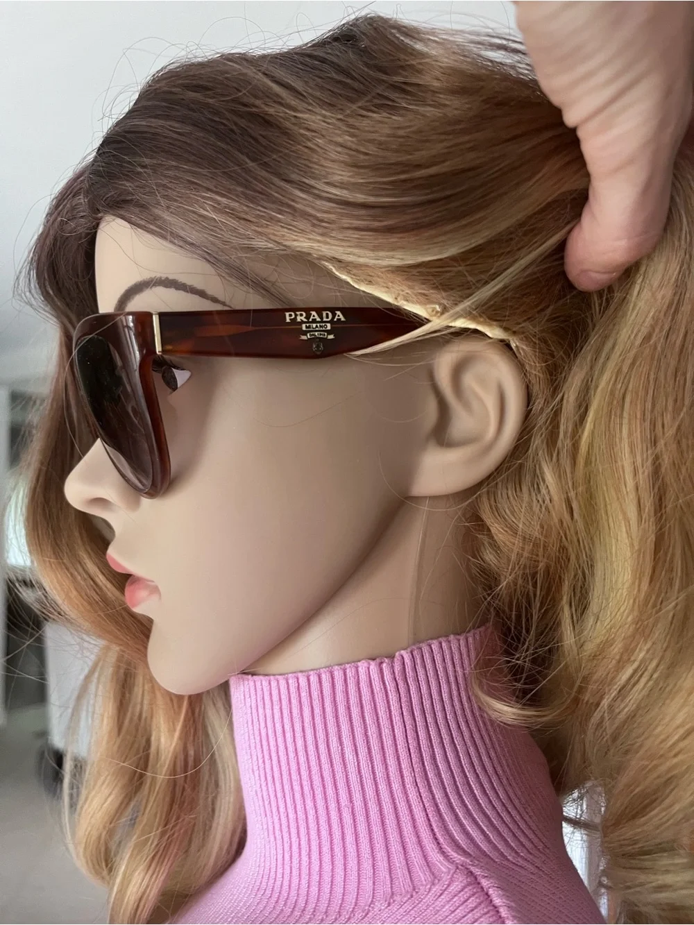 Prada stylish tortoiseshell